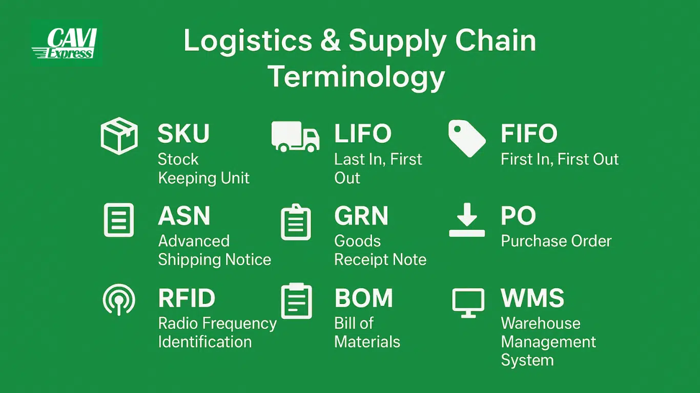 Những thuật ngữ chuyên ngành trong Logistics và Chuỗi Cung ứng